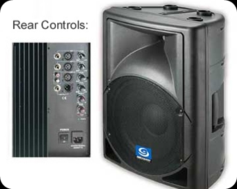 GEM SOUND PXA-112 POWERED SPEAKER